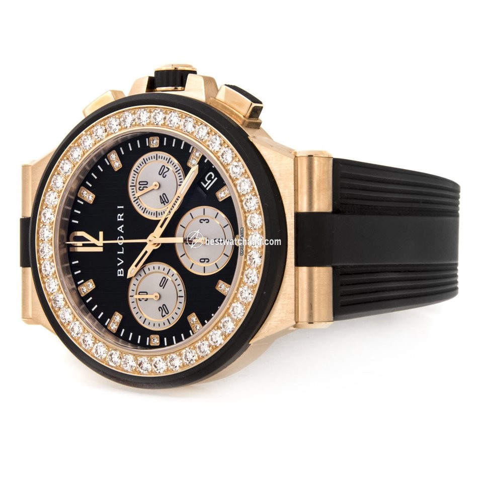 IMG_9086 Bulgari Diagono Mens watch Unisex Automatic Rose gold DGP40BGDVDCH 8 3