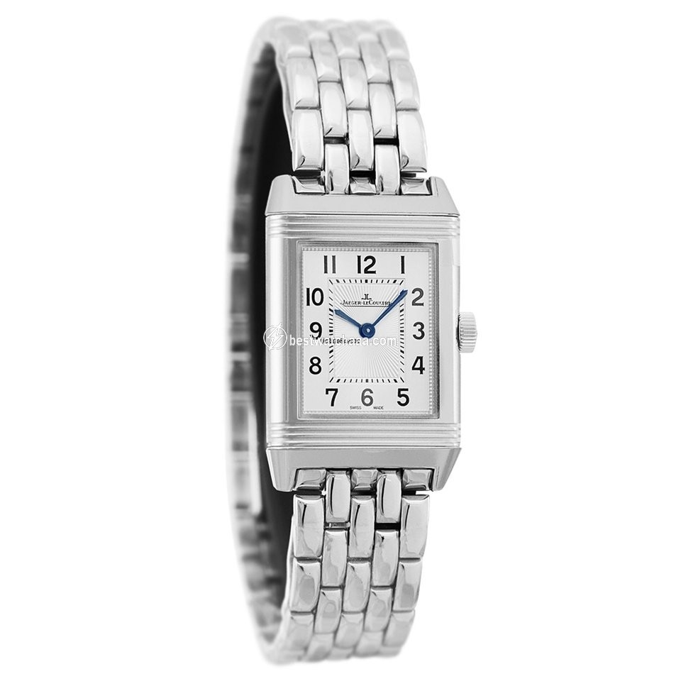 IMG_9086 Jaeger-LeCoultre Reverso Classic Small Womens watch Quartz Steel Q2618130 or 2618130 3
