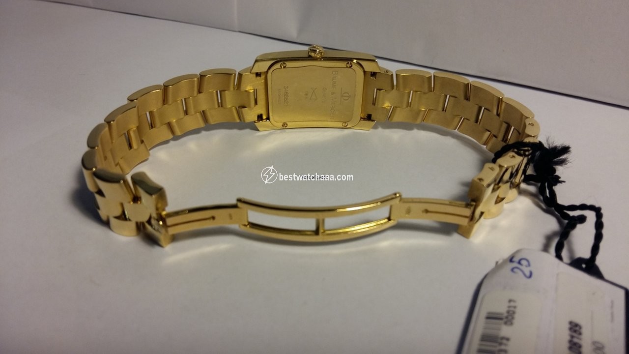 IMG_9086 Baume & Mercier Hampton Womens watch Quartz Yellow gold M0A08189 3