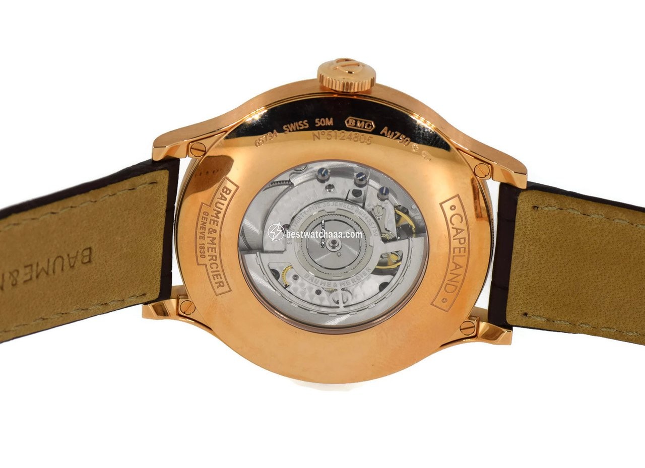 IMG_9086 Baume & Mercier Capeland Mens watch Unisex Automatic Rose gold MOA10107 3