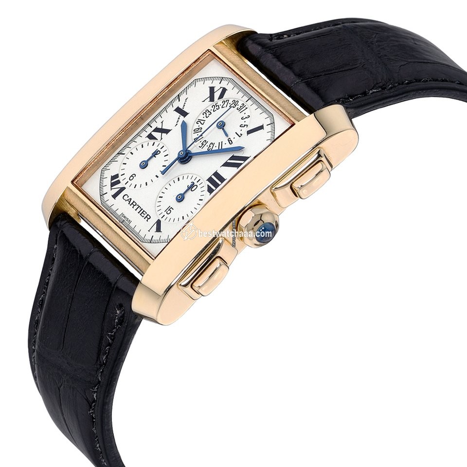 IMG_9086 Cartier Tank Francaise Mens watch Unisex Quartz Yellow gold W5000556 3