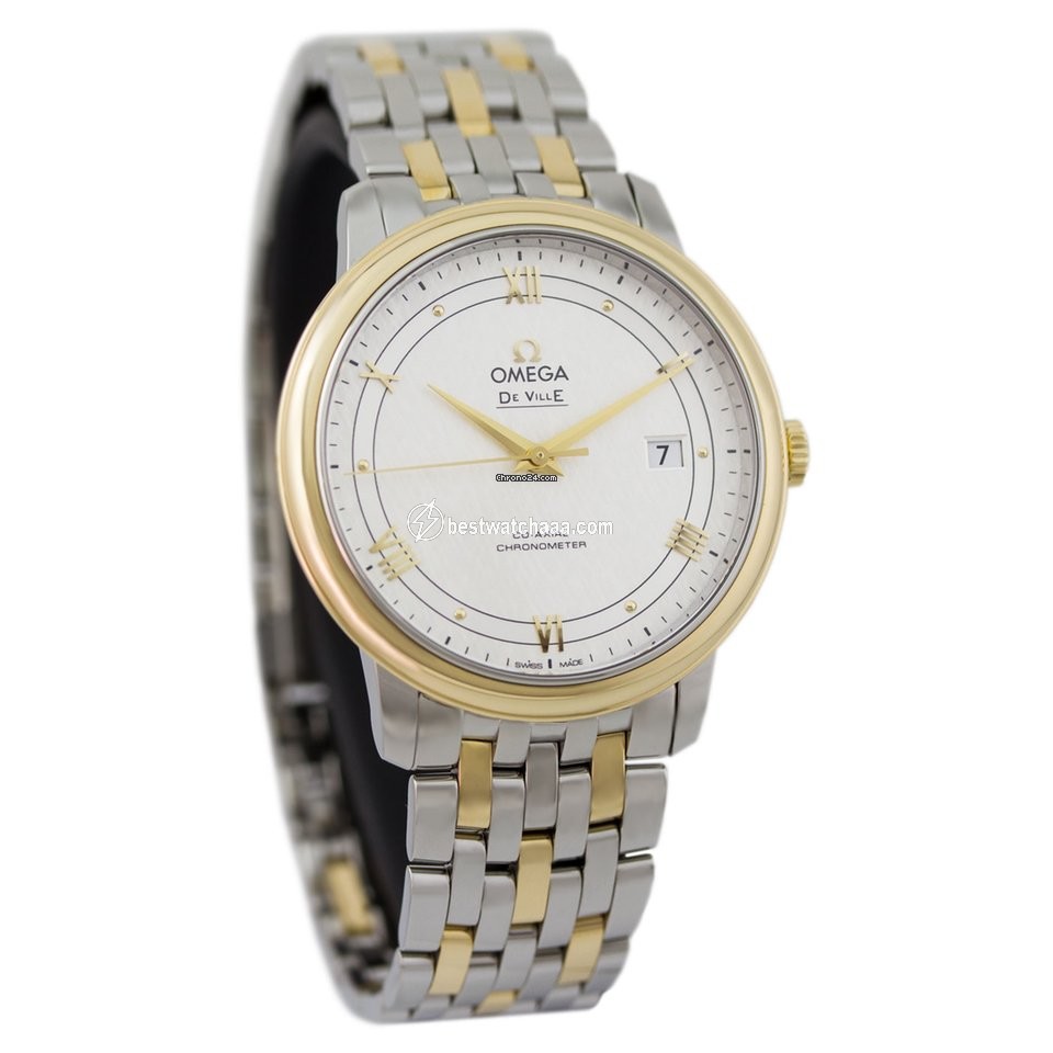 IMG_9086 Omega De Ville Prestige Mens watch Unisex Automatic Gold Steel 424.20.40.20.02.001 3