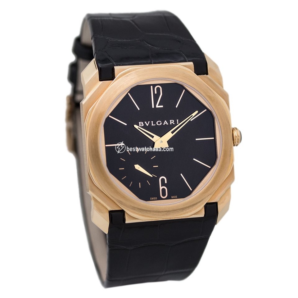 IMG_9086 Bulgari Octo Mens watch Unisex Manual winding Rose gold 102371 BGOP40BGLXT 3