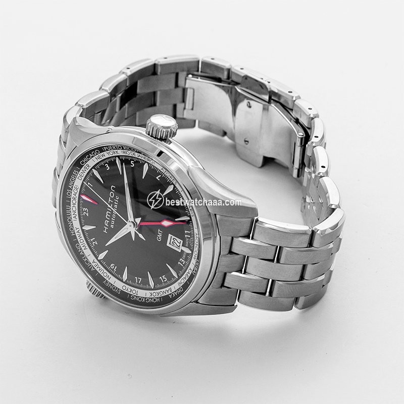 IMG_9086 Hamilton Jazzmaster GMT Auto Mens watch Unisex Automatic Steel H32695131 3