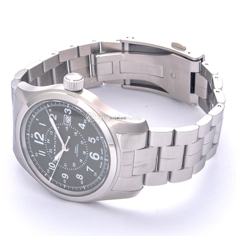 IMG_9086 Hamilton Khaki Field Mens watch Unisex Automatic Steel H70605163 3