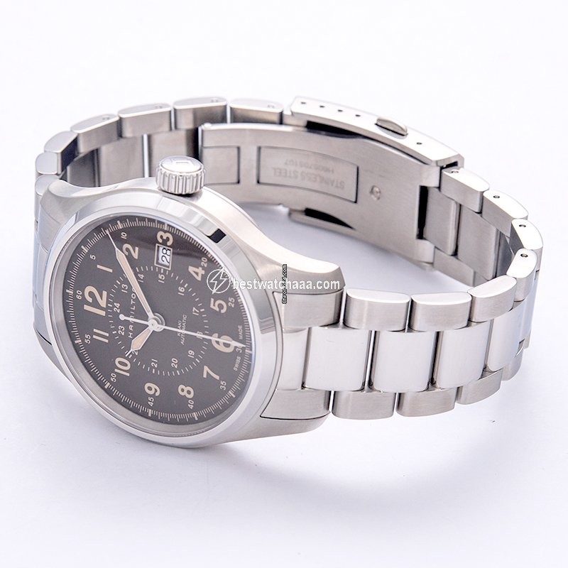 IMG_9086 Hamilton Khaki Field Mens watch Unisex Automatic Steel H70305193 3