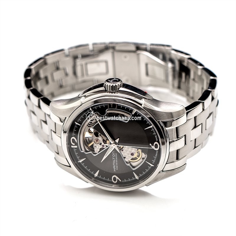 IMG_9086 Hamilton Jazzmaster Open Heart Mens watch Unisex Automatic Steel H32565185 3