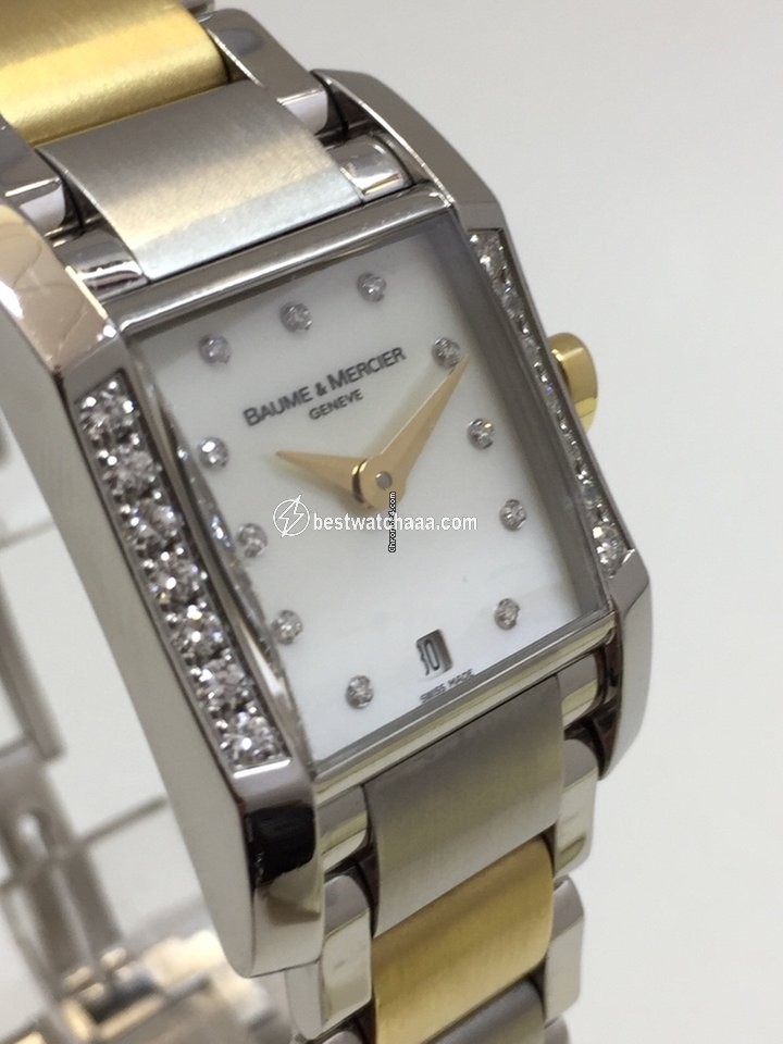 IMG_9086 Baume & Mercier Womens watch Quartz Gold Steel MOA65548 3