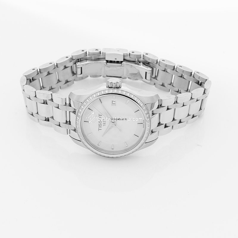IMG_9086 Tissot Couturier Womens watch Quartz Steel T035.210.61.011.00 3