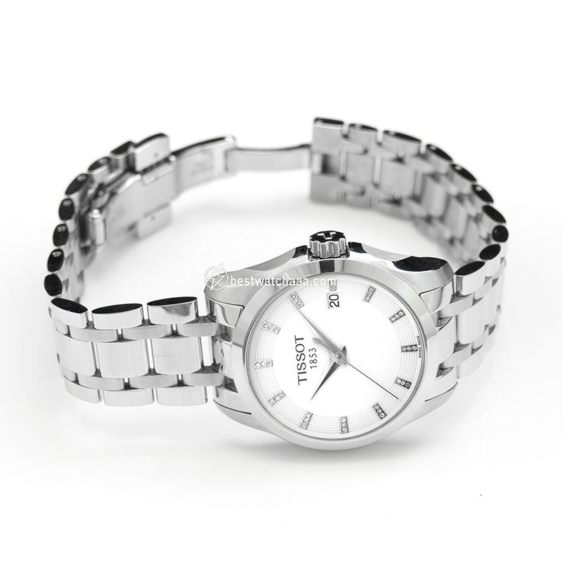 IMG_9086 Tissot Couturier Womens watch Quartz Steel T035.210.11.016.00 3