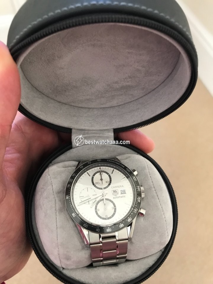 IMG_9086 TAG Heuer Carrera Calibre 16 Mens watch Unisex Automatic Steel CV2011 3
