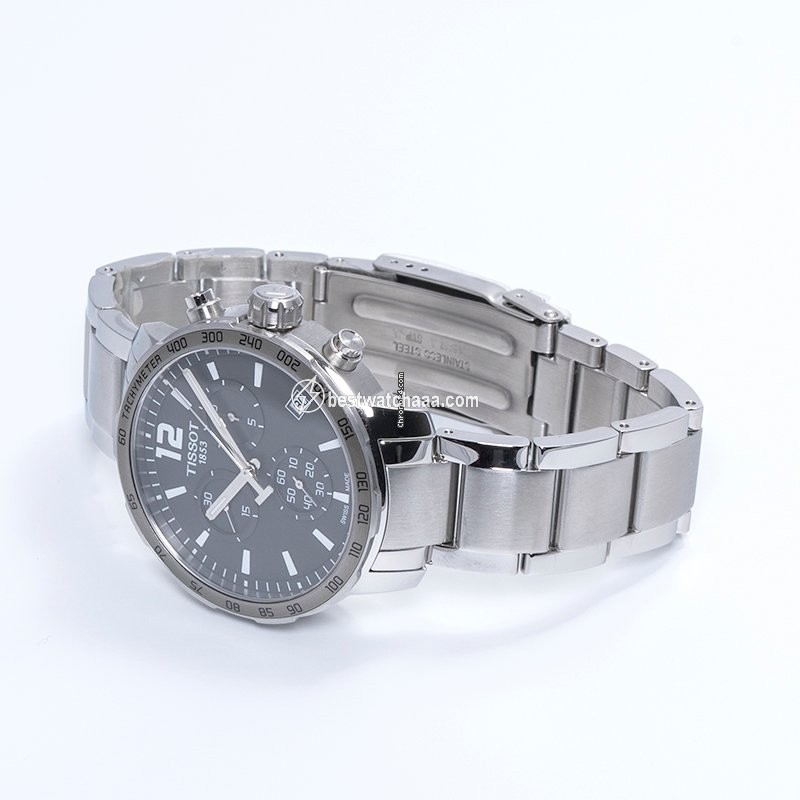 IMG_9086 Tissot Quickster Mens watch Unisex Quartz Steel T095.417.11.067.00 3