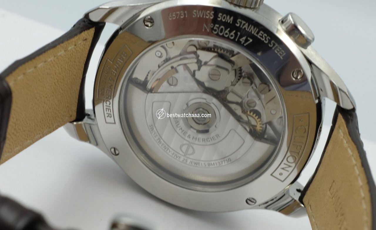 IMG_9081 Baume & Mercier Clifton Mens watch Unisex Automatic Steel 10129 Replica 4