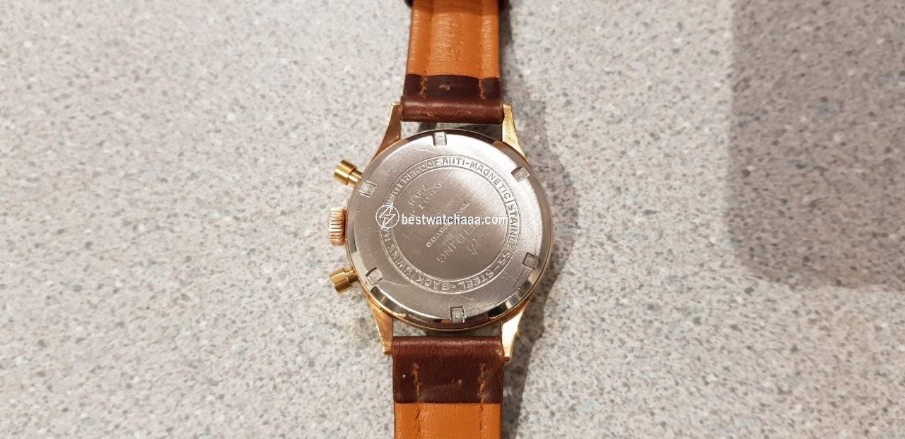 IMG_9081 Breitling Mens watch Unisex Manual winding Gold Steel 788 Replica 4