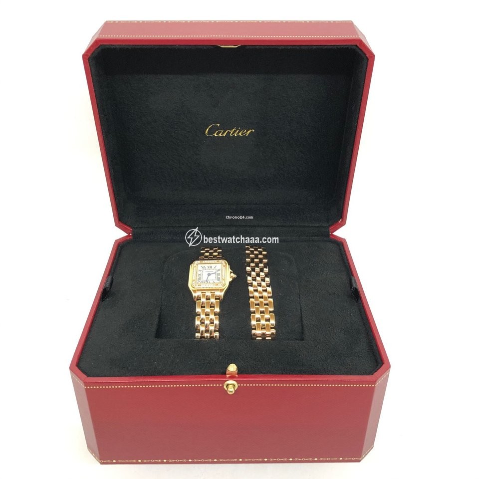 IMG_9081 Cartier Panthere Womens watch Quartz Rose gold WJPN0014 Replica 4