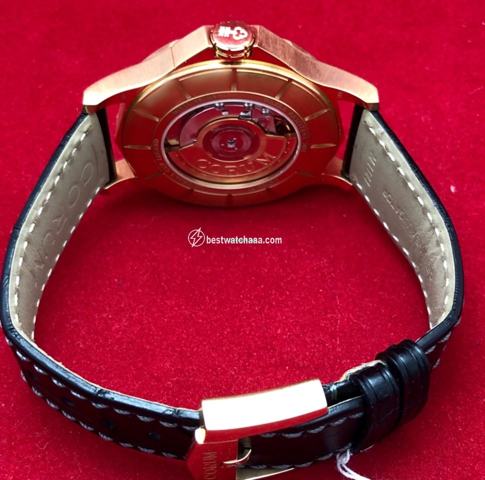 IMG_9081 Corum Admirals Cup Legend 42 Mens watch Unisex Automatic Rose gold 395.101.55 0001 AK12 Replica 4