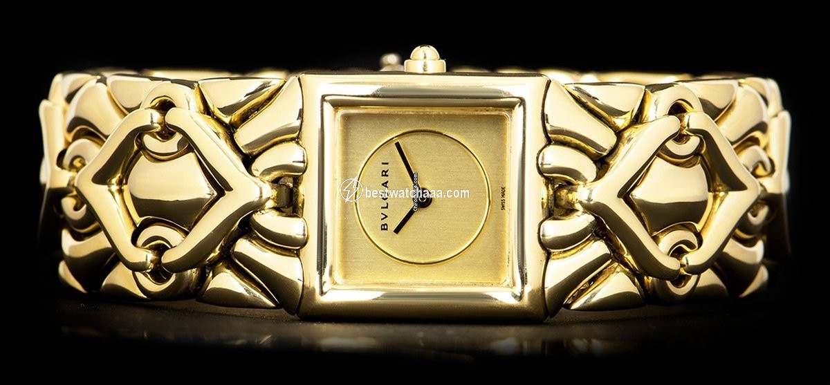 IMG_9081 Bulgari Parentesi Womens watch Quartz Yellow gold Bulgari BJ06 Replica 4