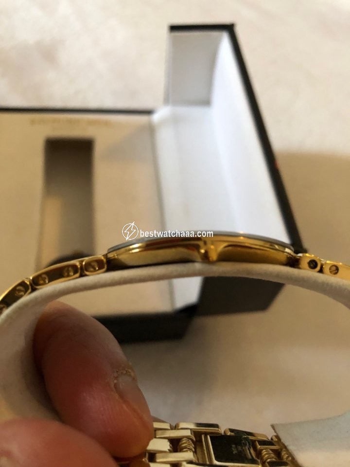 IMG_9081 Raymond Weil Othello Mens watch Unisex Quartz Yellow gold 160 Replica 4