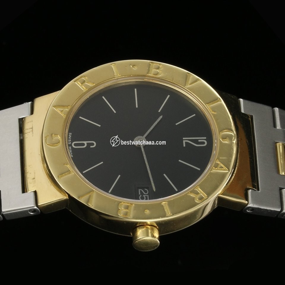 IMG_9081 Bulgari Bulgari Womens watch Quartz Gold Steel BB 30 GSD Replica 4