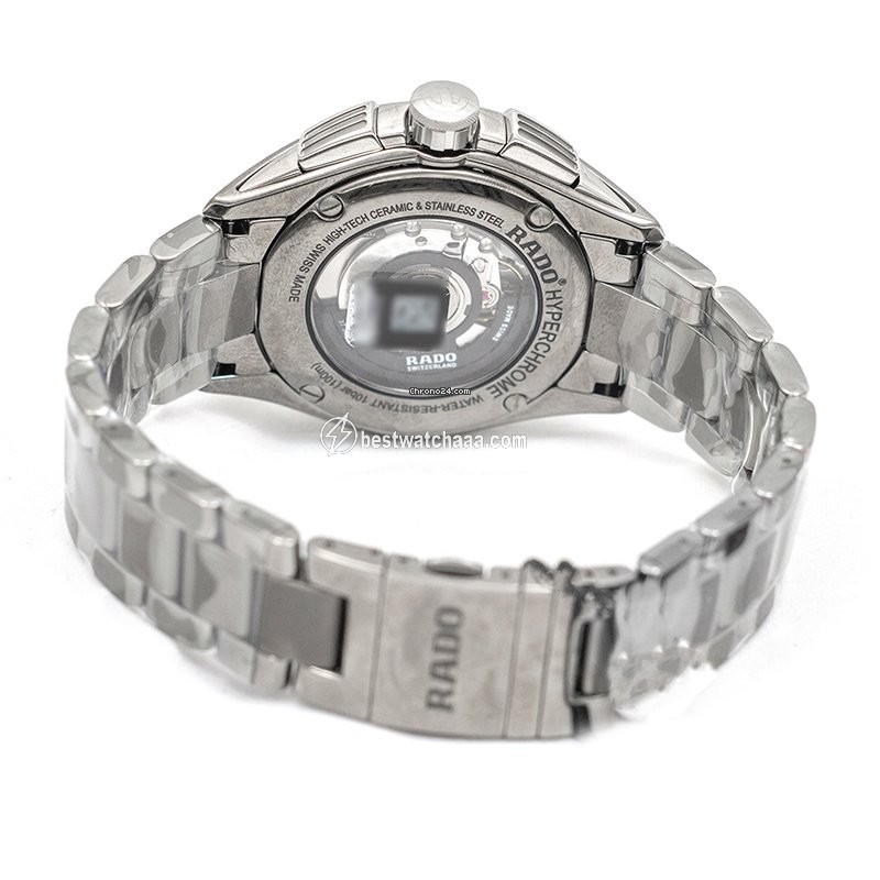 IMG_9081 Rado HyperChrome Chronograph Mens watch Unisex Automatic Ceramic R32120202 Replica 4