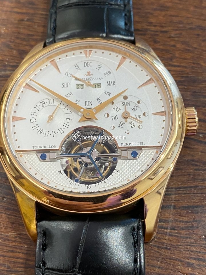 IMG_9081 Jaeger-LeCoultre Master Grande Tradition Mens watch Unisex Automatic Rose gold 185.2.35 S Replica 4