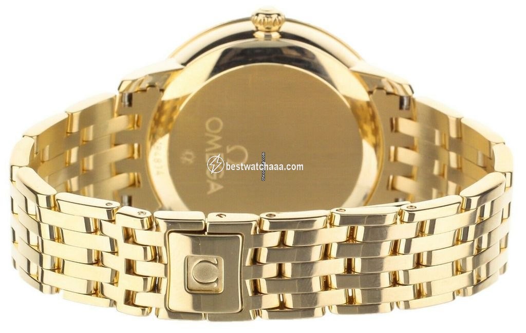 IMG_9081 Omega De Ville Prestige Womens watch Automatic Yellow gold 424.50.33.20.05.001 Replica 4