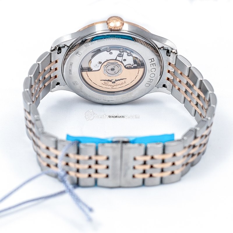 IMG_9081 Longines Record Mens watch Unisex Automatic Steel L28215117 Replica 4