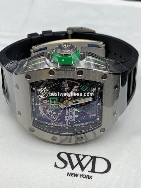 IMG_9081 Richard Mille RM 011 Mens watch Unisex Automatic Titanium RM11-01 Replica 4