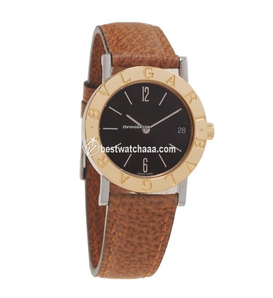 IMG_9081 Bulgari Bulgari Mens watch Unisex Quartz Gold Steel BB 30 SGLD Replica 4