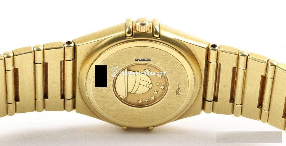 IMG_9081 Omega Constellation Womens watch Quartz Yellow gold 1172.10.00 Replica 4