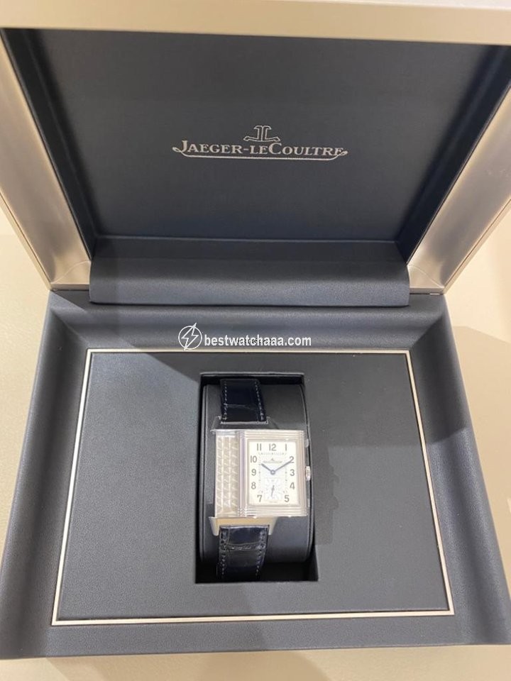 IMG_9081 Jaeger-LeCoultre Reverso Duoface Mens watch Unisex Manual winding Steel Q3848420 Replica 4
