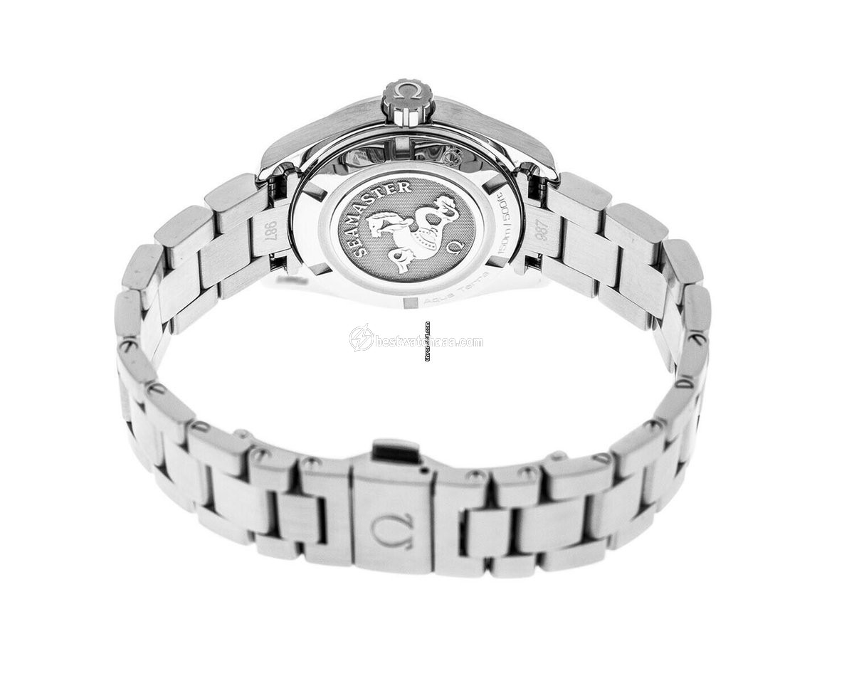 IMG_9081 Omega Seamaster Aqua Terra Womens watch Quartz Steel 231.10.30.61.55.001 Replica 4