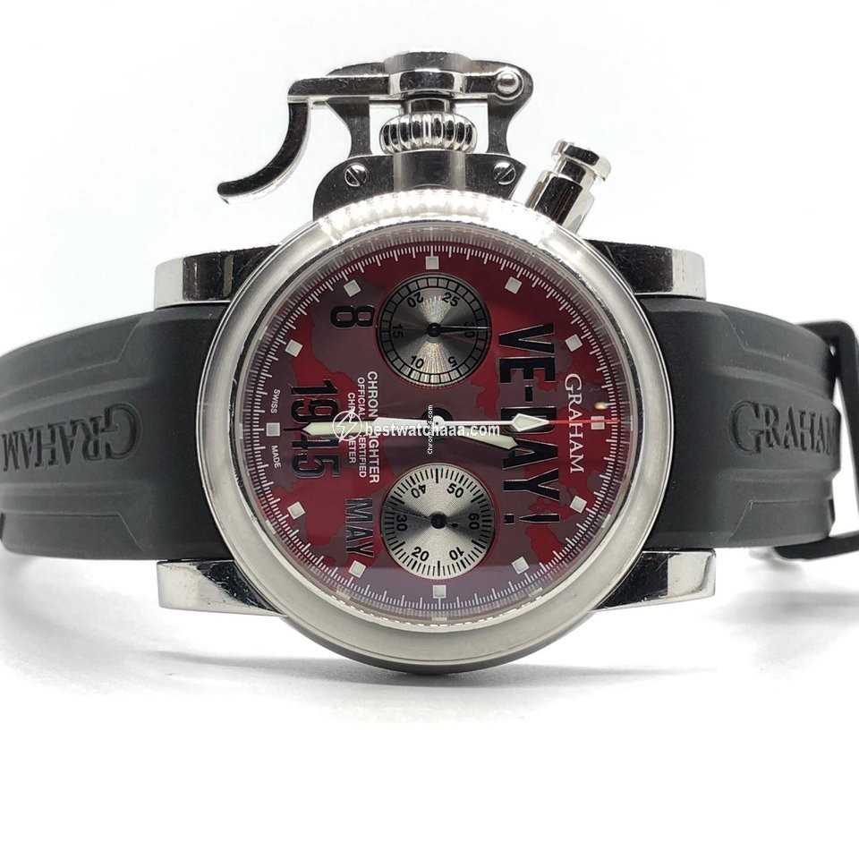 IMG_9081 Graham Chronofighter Mens watch Unisex Automatic Steel 2CFBS.S01A.L30B Replica 4
