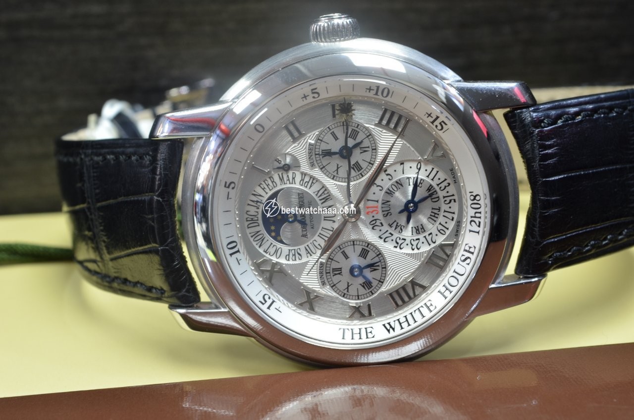 IMG_9081 Audemars Piguet Jules Audemars Mens watch Unisex Automatic White gold jules audemars 26258BC.OO.D002CR.01057 Replica 4