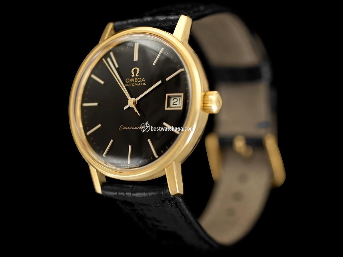 IMG_9081 Omega Seamaster Mens watch Unisex Automatic Gold Steel 7736R Replica 4