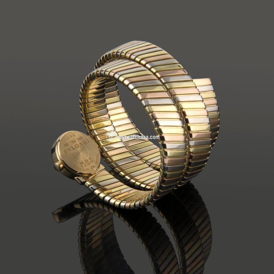 IMG_9081 Bulgari Bulgari Womens watch Quartz Yellow gold BB 19 1T Replica 4