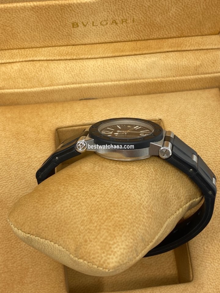 IMG_9081 Bulgari Diagono Womens watch Quartz Aluminum DG29SV Replica 4