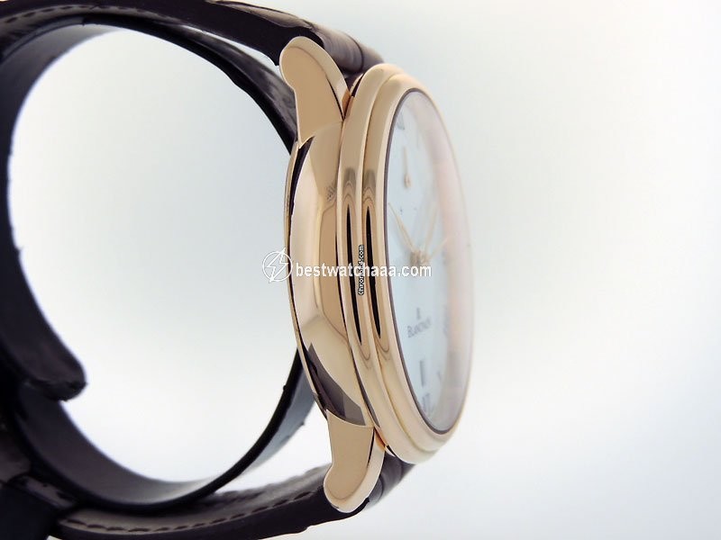 IMG_9081 Blancpain Villeret Mens watch Unisex Manual winding Rose gold 6613.3631.55B Replica 4