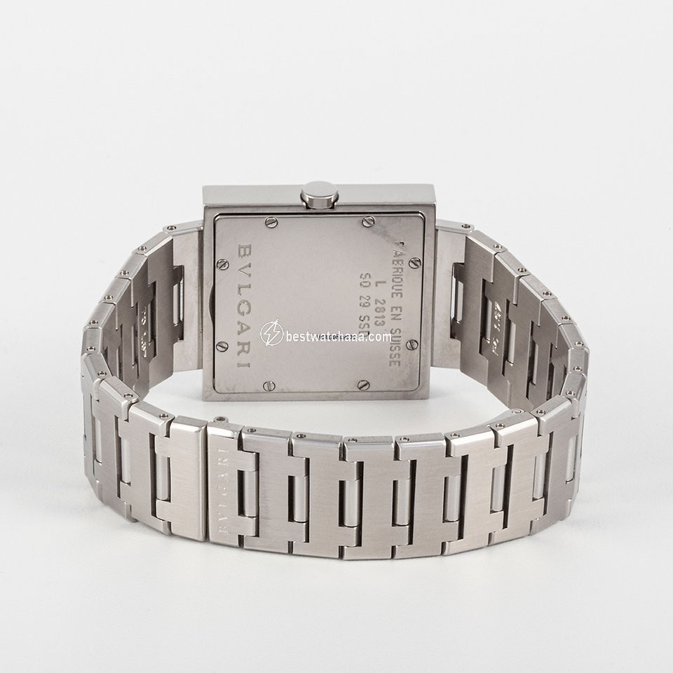 IMG_9081 Bulgari Quadrato Womens watch Quartz Steel SQ 27 SSD Replica 4