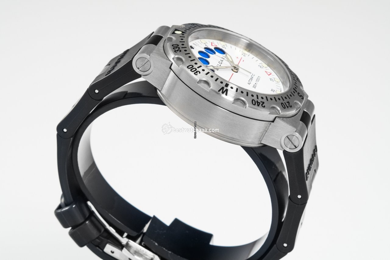 IMG_9081 Bulgari Diagono Mens watch Unisex Automatic Steel SD 40 S RE Replica 4