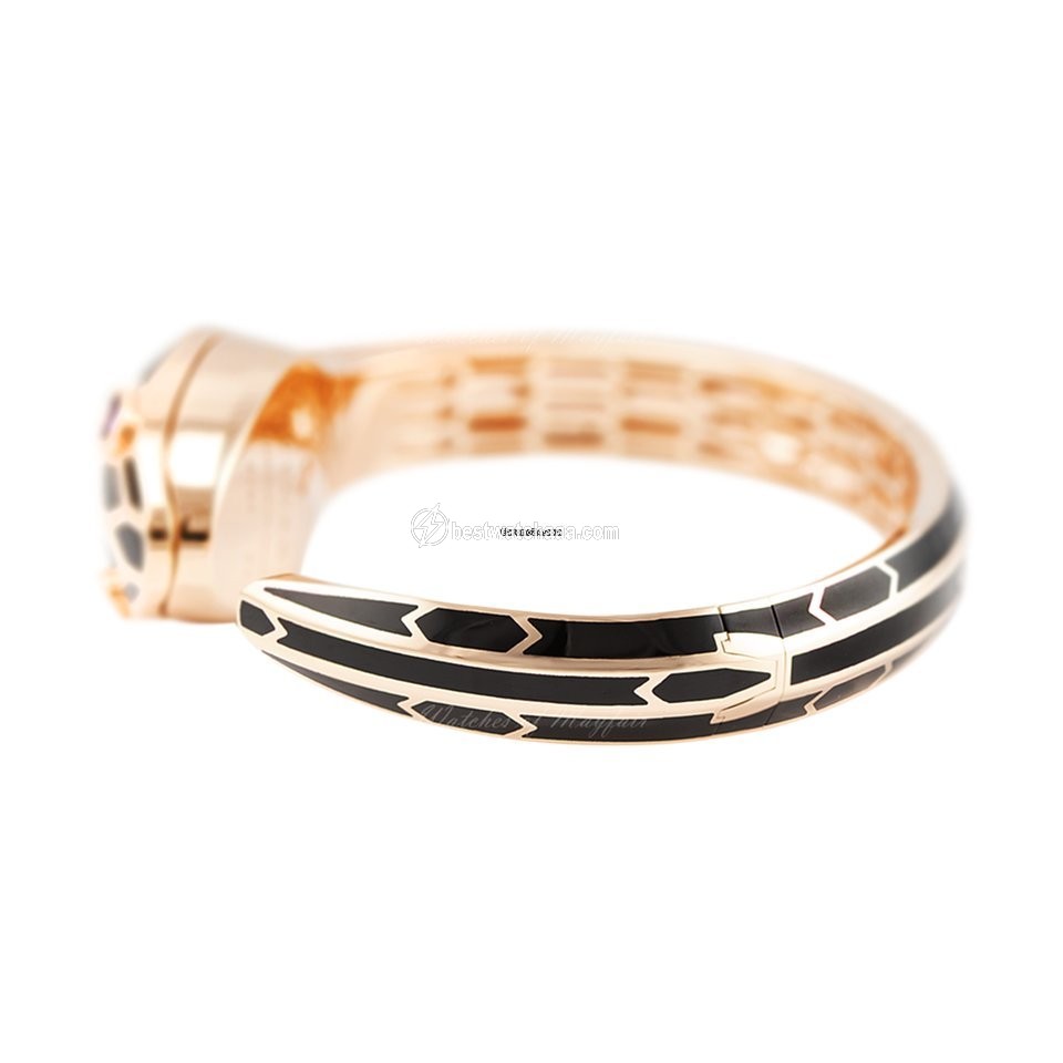 IMG_9081 Bulgari Serpenti Womens watch Quartz Rose gold 102981 SPP36BGBGB.M Replica 4
