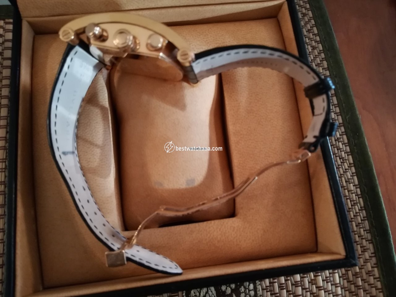 IMG_9081 Bulgari Assioma Mens watch Unisex Automatic Rose gold AA P 48 G CH Replica 4