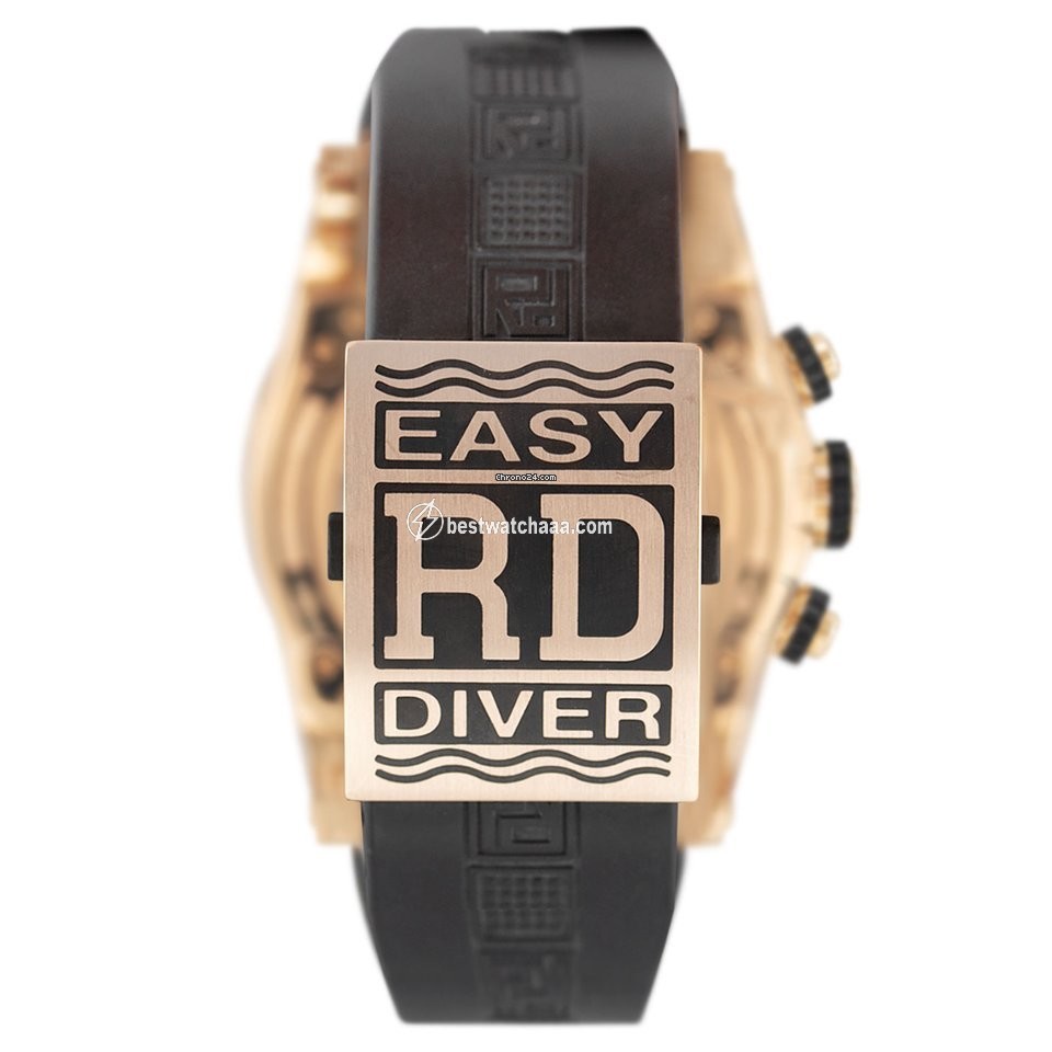 IMG_9081 Roger Dubuis Easy Diver Mens watch Unisex Automatic Rose gold RDDBSE0169 Replica 4