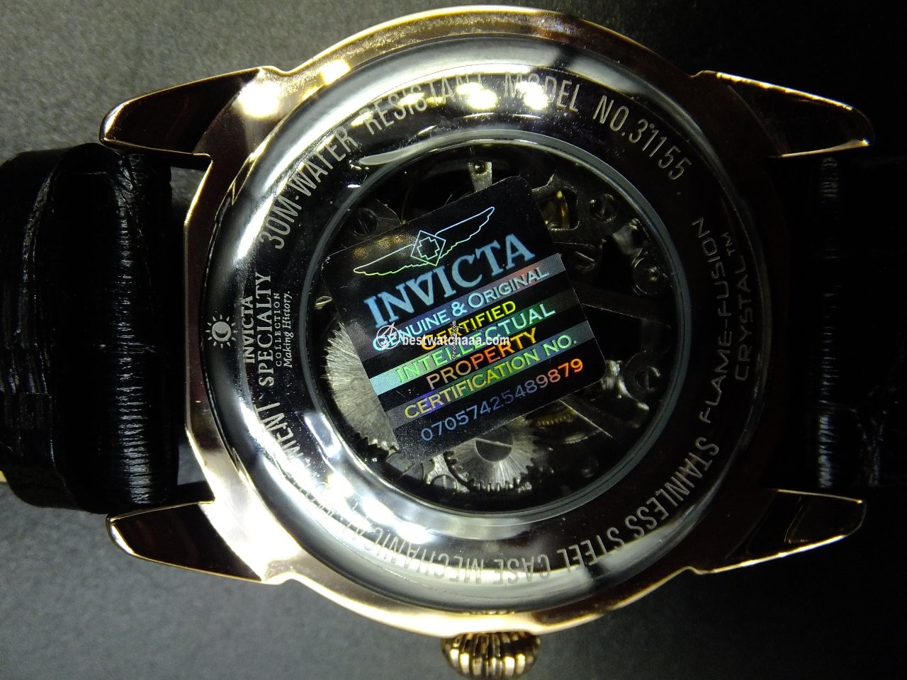 IMG_9081 Invicta Mens watch Unisex Manual winding Steel 31155 Replica 4