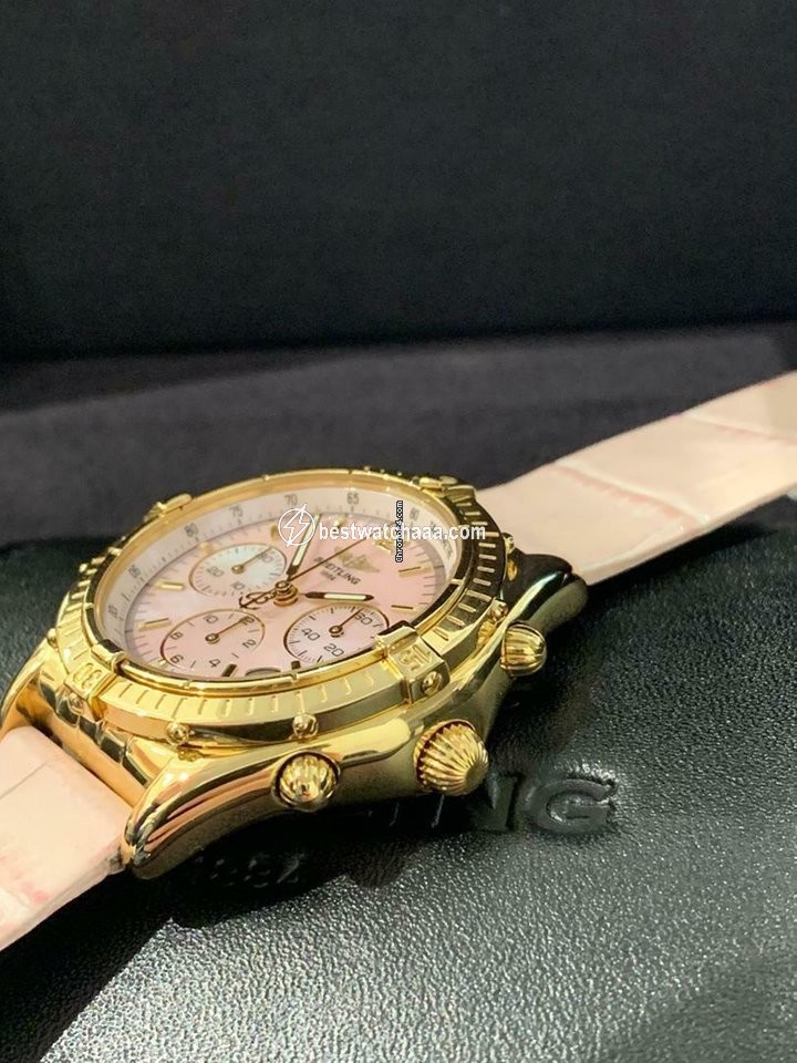 IMG_9081 Breitling Chronomat Womens watch Automatic Yellow gold K30012 Replica 4