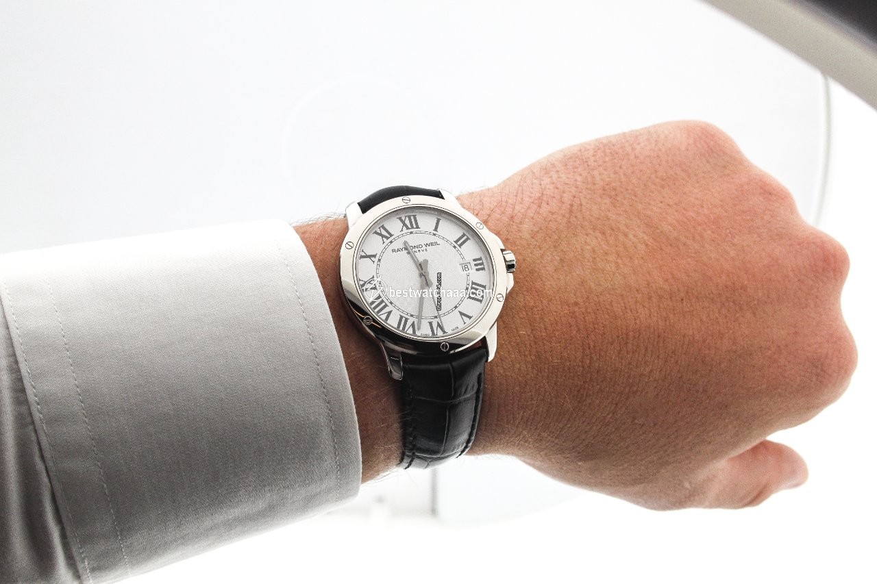 IMG_9081 Raymond Weil Tango Mens watch Unisex Quartz Steel 5591-L1-00300 Replica 4