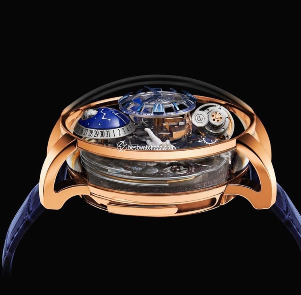 IMG_9081 Jacob & Co. Astronomia Mens watch Unisex Manual winding Rose gold AM500.40.AC.SD.A Replica 4