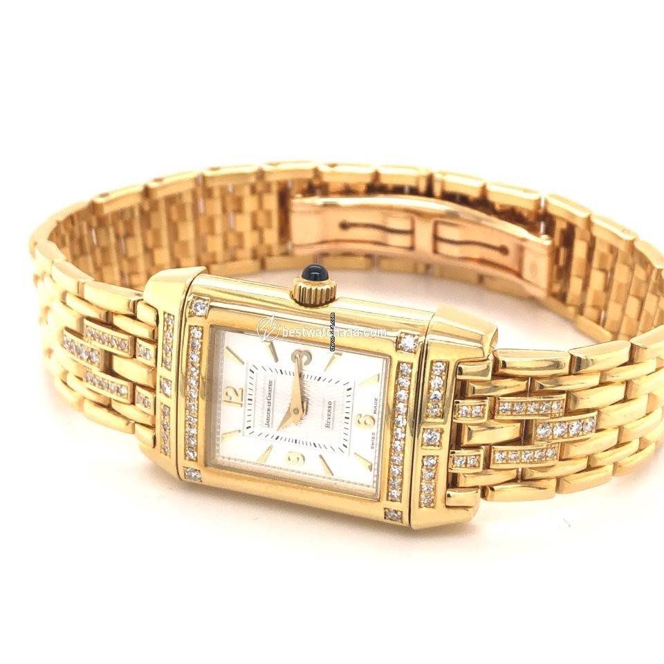 IMG_9081 Jaeger-LeCoultre Reverso Lady Womens watch Manual winding Yellow gold 265.1.86 Replica 4