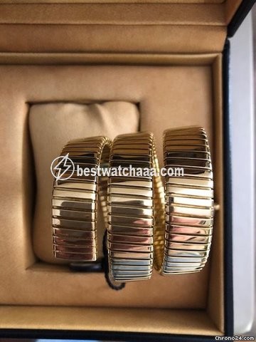 IMG_9081 Bulgari Womens watch Quartz Yellow gold 100720 Replica 4