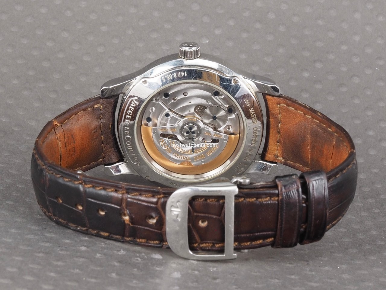 IMG_9081 Jaeger-LeCoultre Master Hometime Mens watch Unisex Automatic Steel 147.8.05.S Replica 4